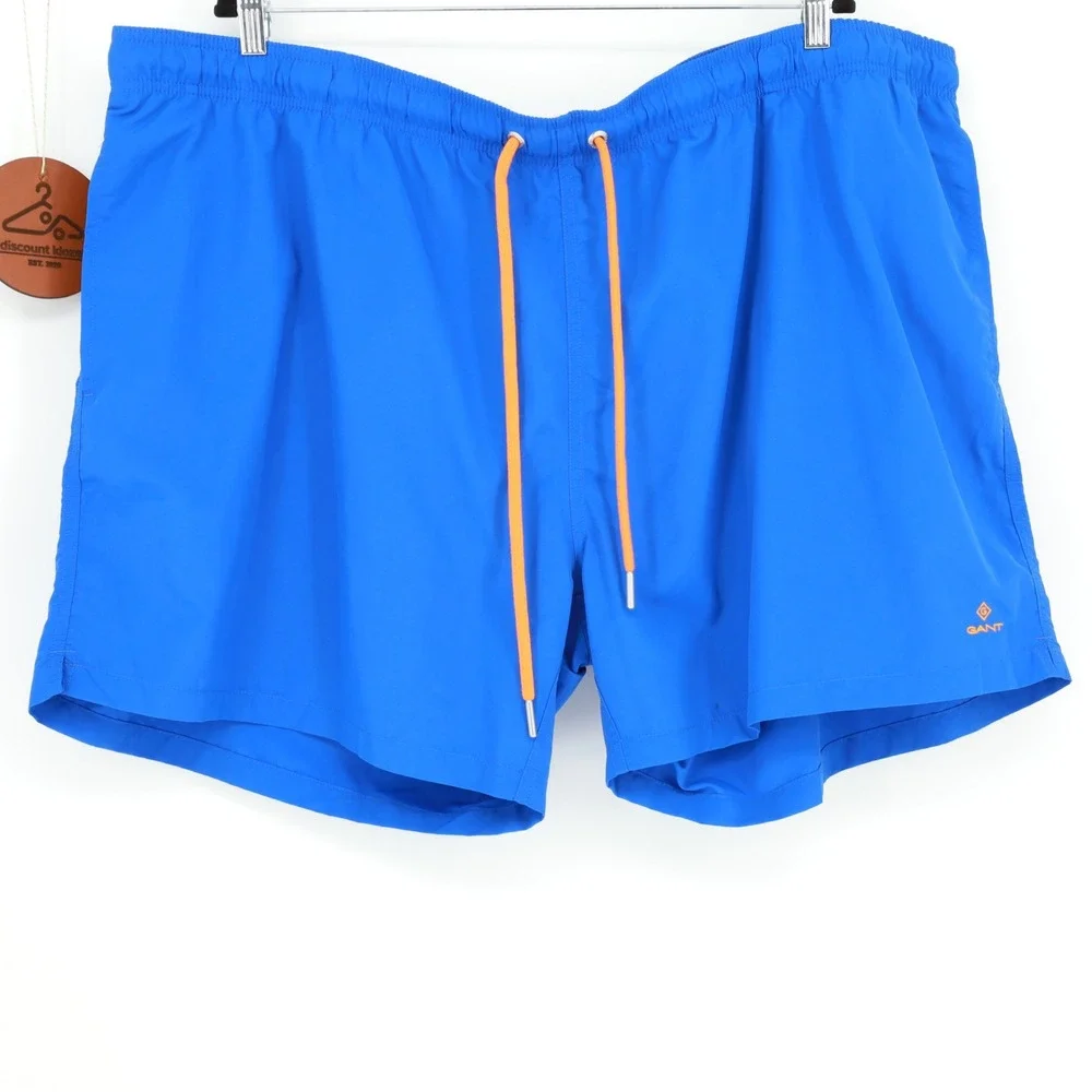 GANT Classic Fit Swim Shorts Nautical Blue‎ Size 5XL Preppy Beach Vacation NWT